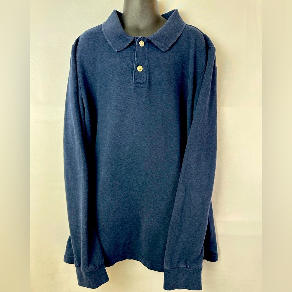 Old Navy Blue Long Sleeve Boys Uniform 10/12 L